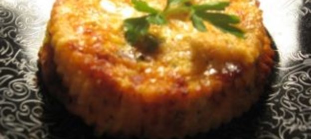 Тыквенные мини-запеканки с брынзой