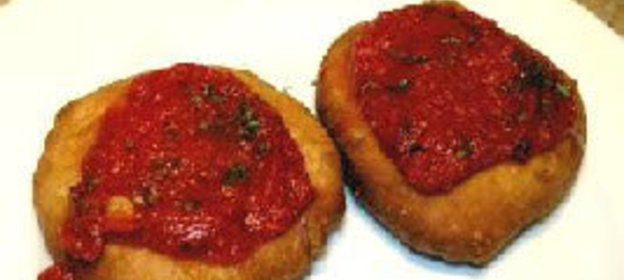 Pizzelle Fritte, жаренная пицца