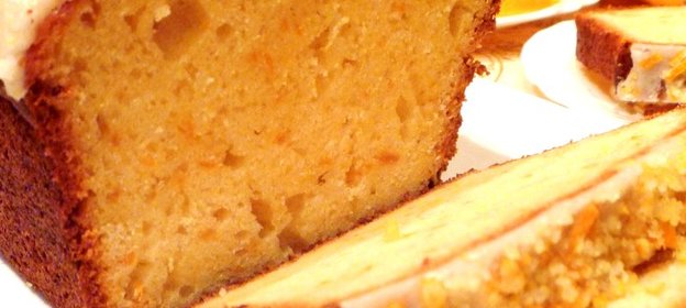 Цитрусовый кекс с апельсиновой помадкой