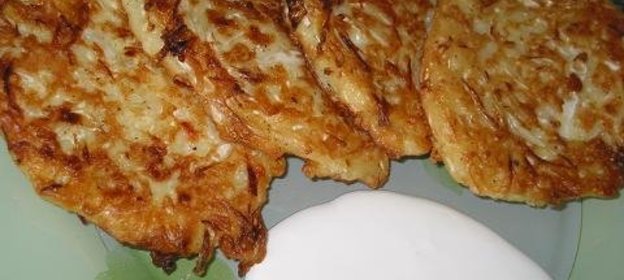 капустные оладьи