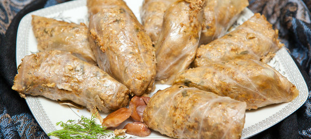 ГОЛУБЦЫ ПО-АЗЕРБАЙДЖАНСКИ 2 с орехово-каштановой начинкой(Qozlu-şabalıdlı kələm dolması)