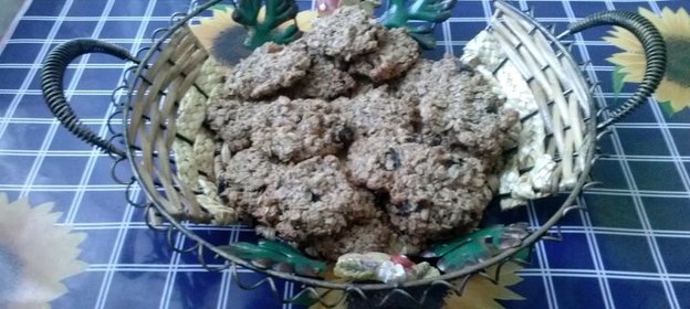 Овсяное печенье с сухофруктами