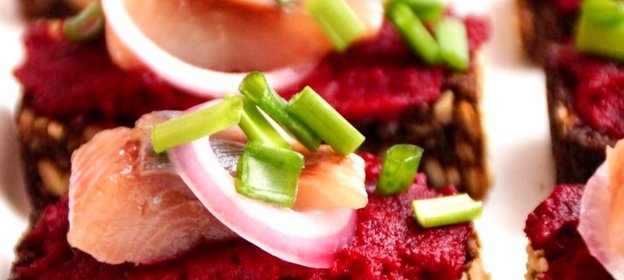 Селедка под шубой фуршетная