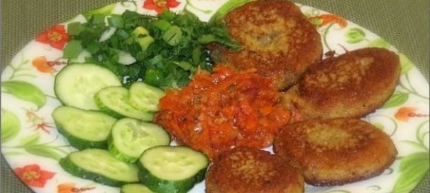 Оладьи из икры рыбы