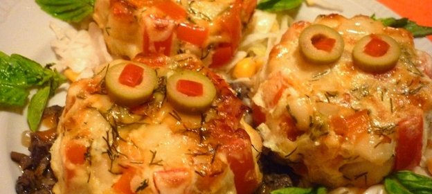 Макаронные кексы-монстрики