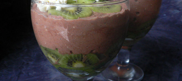 Киви с шоколадом и Маскарпоне