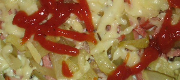 Пицца из картофеля