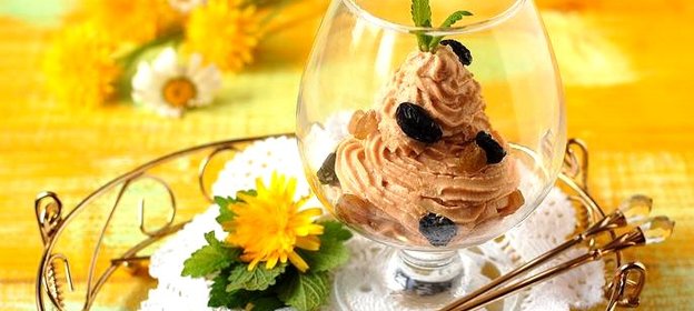 Десерт из ряженки