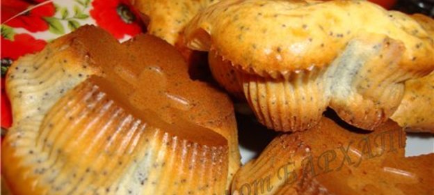 Творожные кексы с маком, какао и ванилью от Алены-БАРХАТ (творога MAX-кол-во)