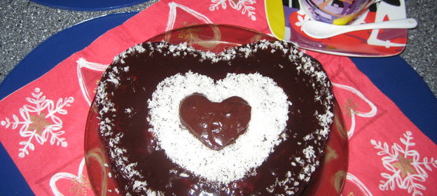 Банановый кекс(сердце)