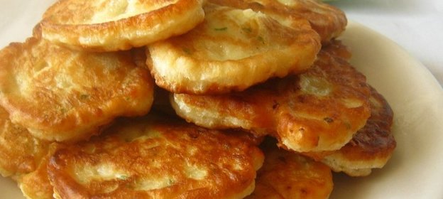 Оладьи с луком