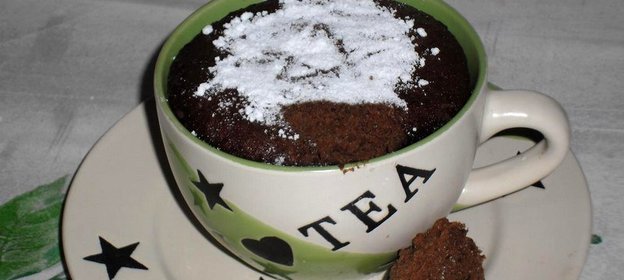 Кофейный кекс в кружке