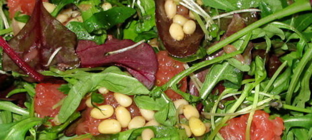 Салат с грейпфрутом