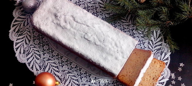 Сметанный кекс с яблоками