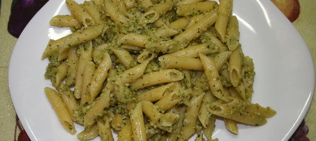 Паста с генуэзским песто