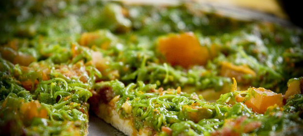 Пицца Зеленые червячки