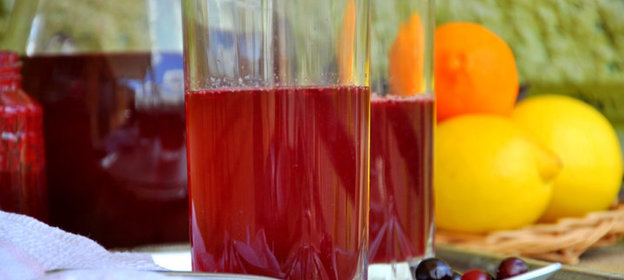 Морс клюквенно-смородиновый