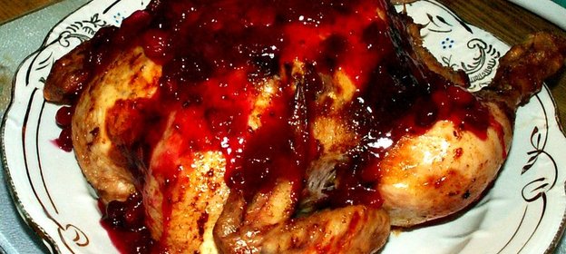 Клюквенный соус с апельсинами