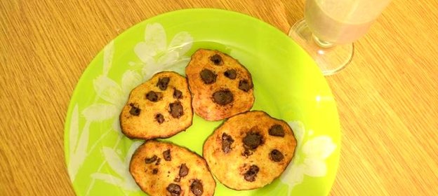 Бананово-овсяное печенье