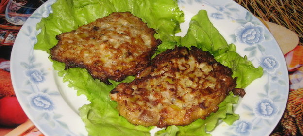 Куриные оладьи