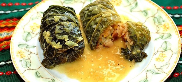 Голубцы с морепродуктами