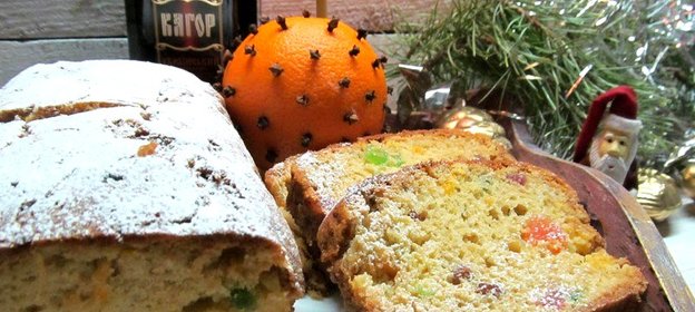 Рождественский кекс с мандарином