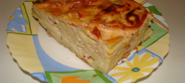 Запеканка макаронная Быстрая