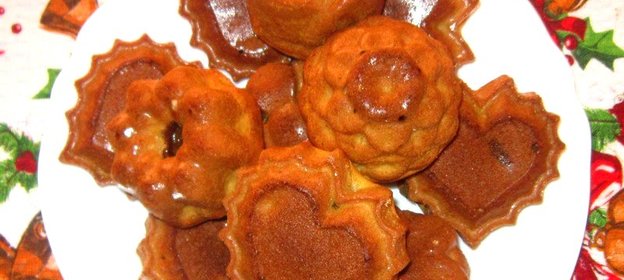 Кексы с вареной сгущенкой