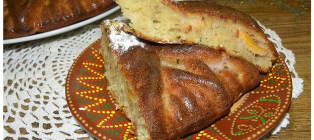 Мятный кекс с хурмой