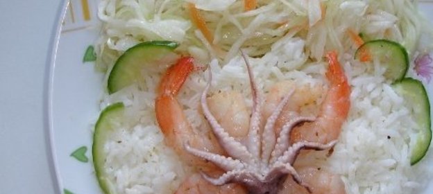Салат из грибов с овощами