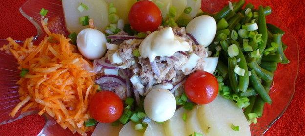 Морской окунь с картофелем