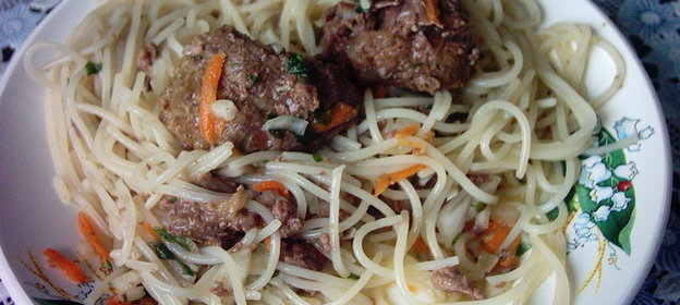 Спагетти - бесбармак