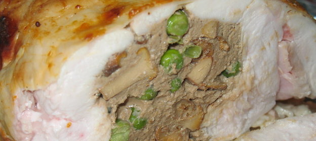 Курица фаршированная (вариант, естественно)