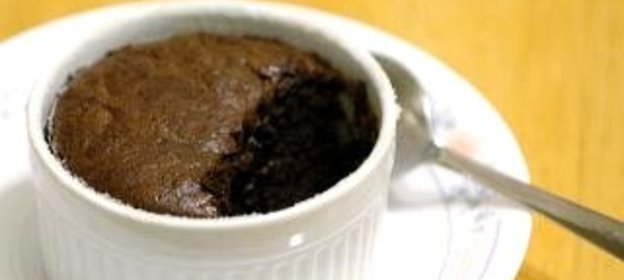 Суфле из черного шоколада