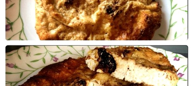 Творожная запеканка с черносливом