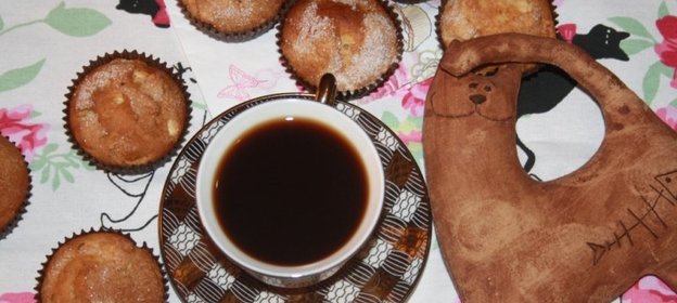 Яблочно-медовые маффины
