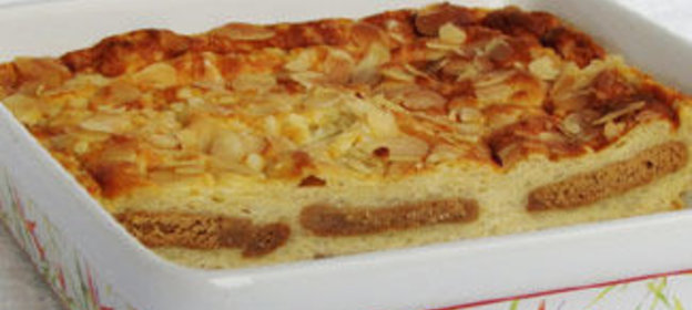 Творожно-рисовая запеканка с пряниками