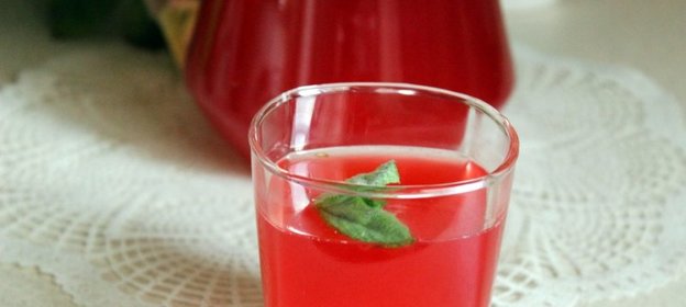 Калиновый морс с мятой