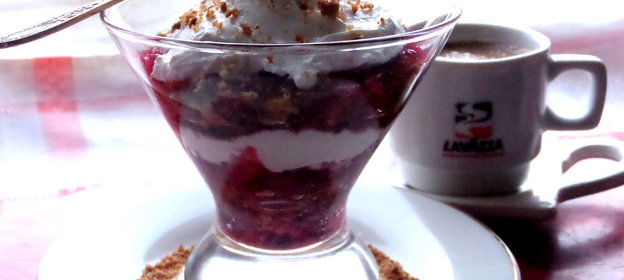 Хлебный латвийский десерт