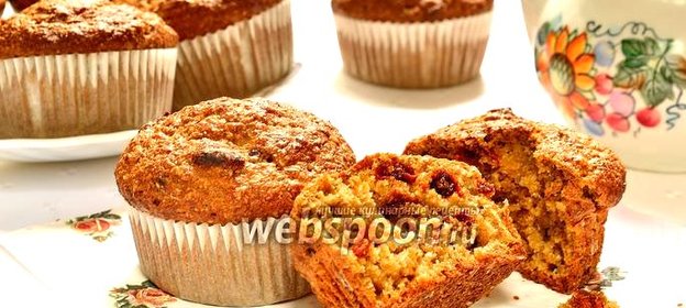 Кексы с отрубями и годжи