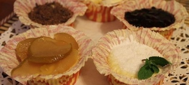 Творожные кексы в микроволновке