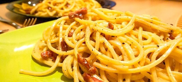 Спагетти под соусом Карбонара