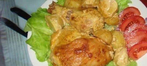 Филе морского окуня с арахисом