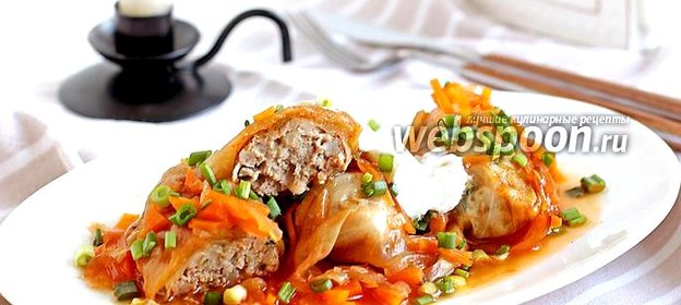 Голубцы с перловкой