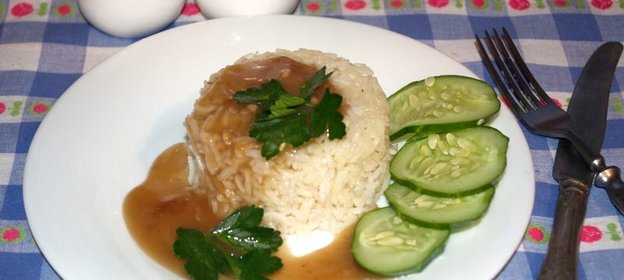 Рис с соусом Терияки