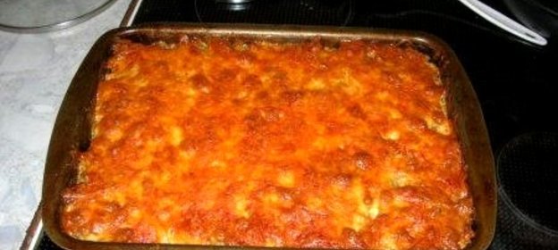 Запеканка из фарша в духовке
