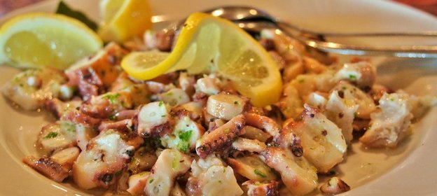 Бокельский салат из осьминога