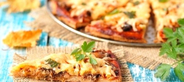 Пицца с консервированной скумбрией
