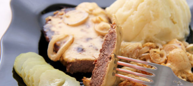 Бифштекс из маринованной телятины