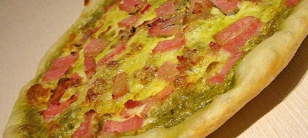 пицца с песто